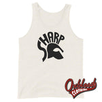 Cargar imagen en el visor de la galería, Skinheads Against Racial Prejudice Tank Top - S.h.a.r.p. / Sharp Oatmeal Triblend Xs
