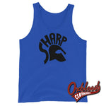 Cargar imagen en el visor de la galería, Skinheads Against Racial Prejudice Tank Top - S.h.a.r.p. / Sharp True Royal Xs
