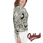 Load image into Gallery viewer, Surfer Zombie Undead Frankenstein Youth Rash Guard
