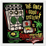 Cargar imagen en el visor de la galería, The Only Good System Is A Sound Semi-Glossy Paper Wooden Framed Poster 30X30 Cm / 12X12 White Print
