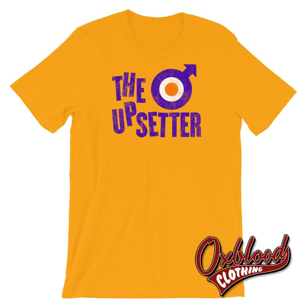 The Upsetter T-Shirt - Mod Uk Hipster Clothing Gold / S Shirts