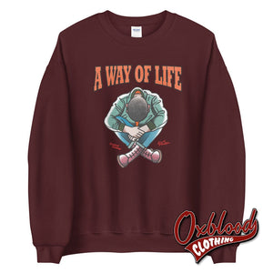 Traditional Skinhead A Way Of Life Sweatshirt - Mr Duck Plunkett