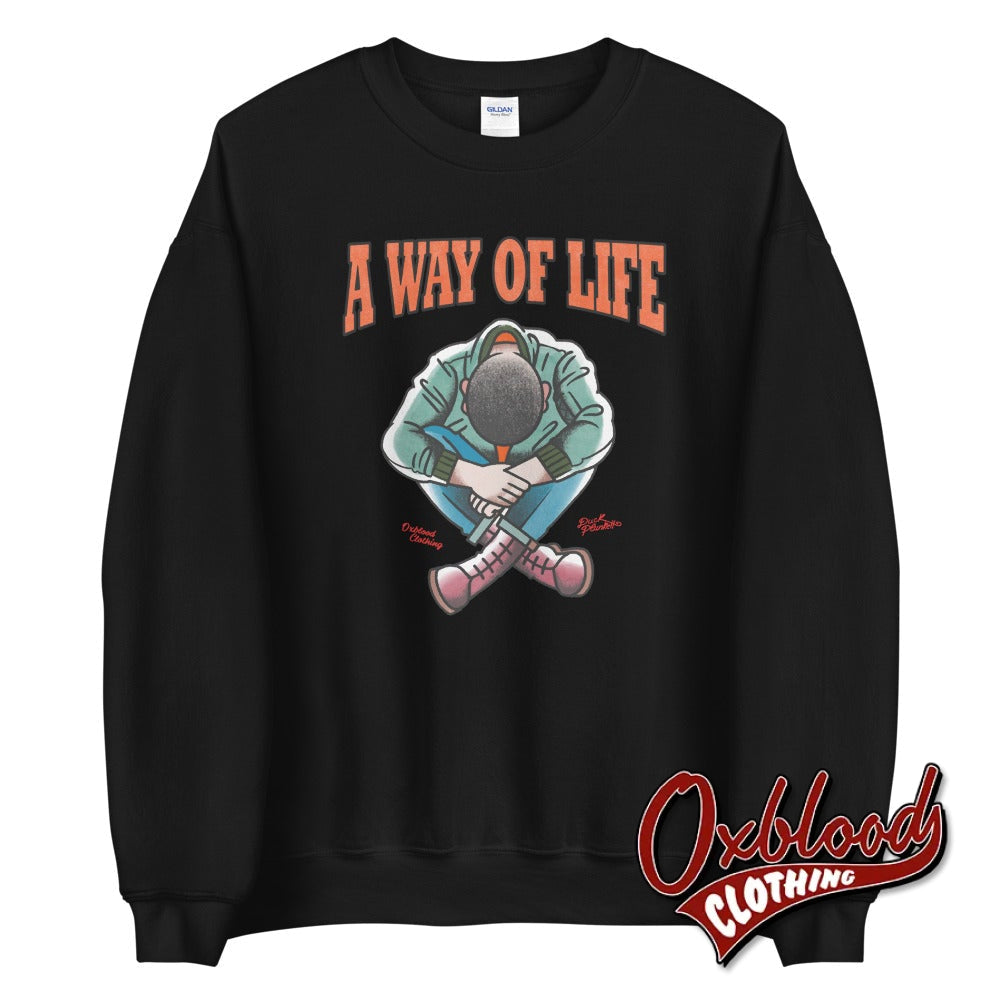 Traditional Skinhead A Way Of Life Sweatshirt - Mr Duck Plunkett