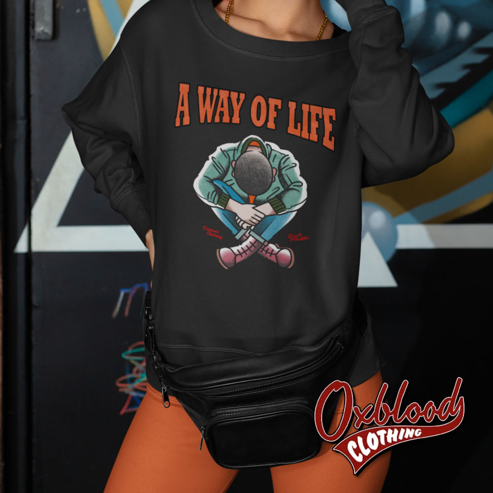 Traditional Skinhead A Way Of Life Sweatshirt - Mr Duck Plunkett