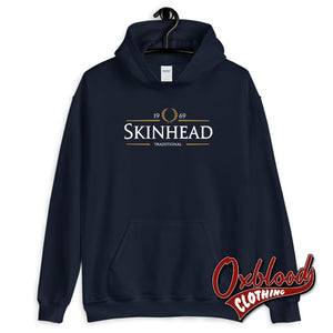 Traditional Skinhead Hoodie - 1969 Clothing Navy / S