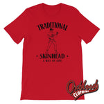 Lade das Bild in den Galerie-Viewer, Traditional Skinhead T-Shirt Red / S Shirts
