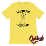 Lade das Bild in den Galerie-Viewer, Traditional Skinhead T-Shirt Yellow / S Shirts
