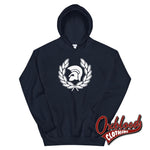 Lade das Bild in den Galerie-Viewer, Trojan Skinhead Reggae Hoodie - 1969 Ska Laurel Wreath Navy / S
