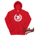 Lade das Bild in den Galerie-Viewer, Trojan Skinhead Reggae Hoodie - 1969 Ska Laurel Wreath Red / S
