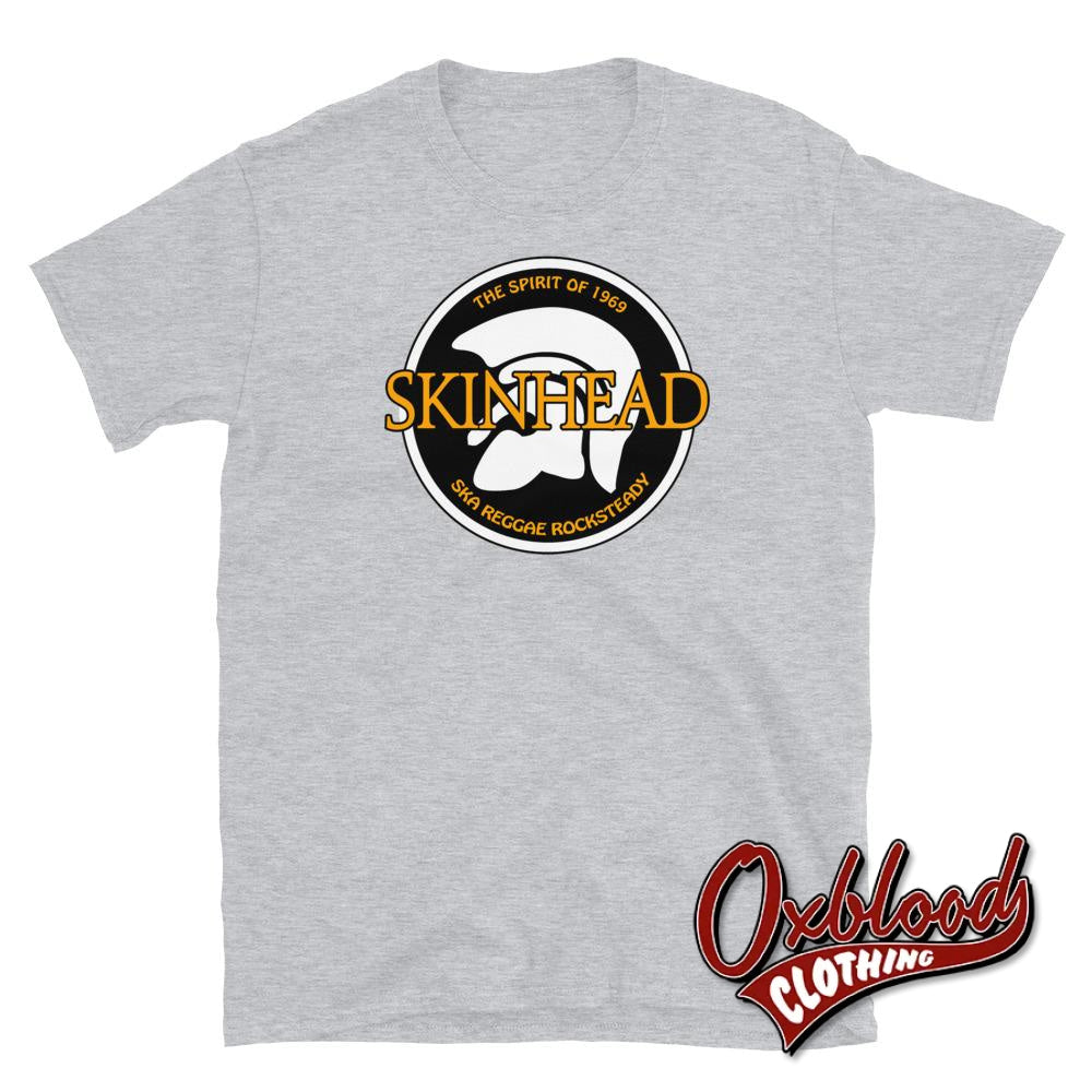 Trojan Skinhead T-Shirt - Ska Reggae Rocksteady 1969 Sport Grey / S Shirts