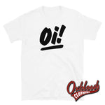 Load image into Gallery viewer, White Oi T-Shirt - Streetpunk Clothing / S
