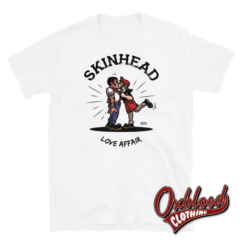 White Tatsiana Skinhead Love Affair T-Shirt - Clothing / S