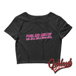 Cargar imagen en el visor de la galería, Womens Bdsm Tee: Fuck My Mouth &amp; Call Me A Good Girl Kinky Daddy Crop Tee Black / Xs/sm
