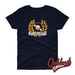 Load image into Gallery viewer, Womens Boss Reggae T-Shirt - Spirit Of 69 Clothing &amp; Skinhead Fashion 1970S Style Navy / S
