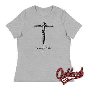 Women’s Crucified Skinhead T-Shirt - & Ska Clothing Athletic Heather / S