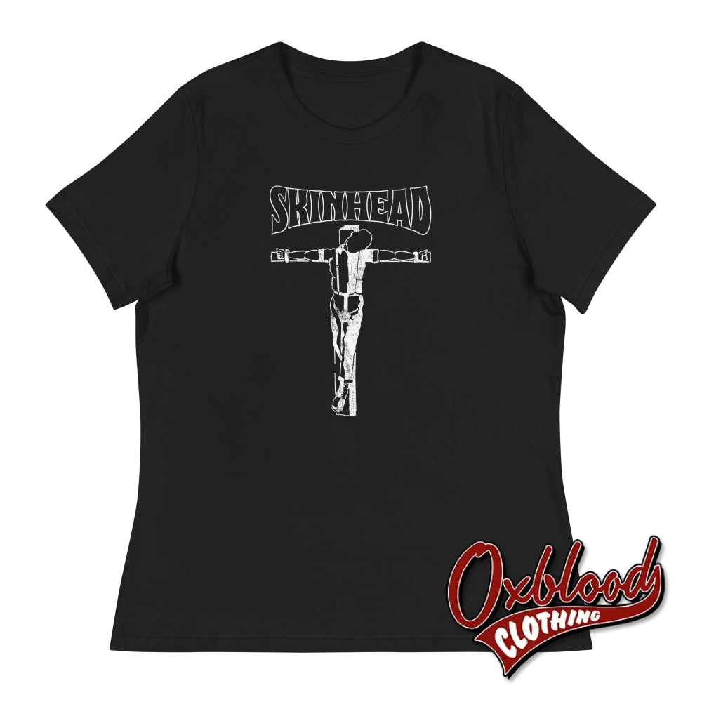 Women’s Crucified Skinhead T-Shirt - Ska & Girl Fashion Black / S