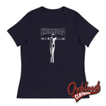 Cargar imagen en el visor de la galería, Women’s Crucified Skinhead T-Shirt - Ska &amp; Girl Fashion Navy / S
