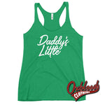 Lade das Bild in den Galerie-Viewer, Womens Daddys Little Girl Shirt | Kinky Racerback Tank- T-Shirt - Bdsm Clothing Envy / Xs
