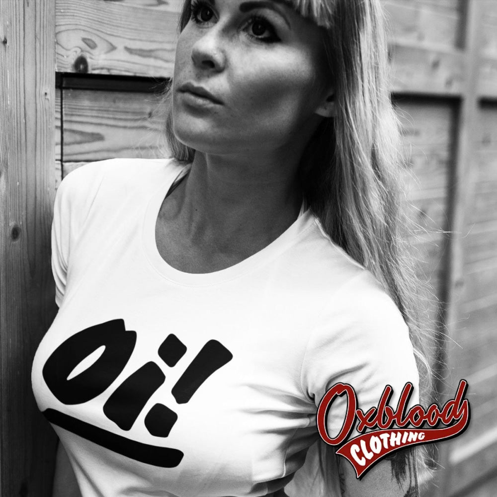 Womens Oi Crop Top - Streetpunk Clothing