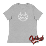 Cargar imagen en el visor de la galería, Womens Rude Girl T-Shirt - Ladies’ Ska Laurel Wreath Crest Athletic Heather / S Shirts
