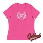 Cargar imagen en el visor de la galería, Womens Rude Girl T-Shirt - Ladies’ Ska Laurel Wreath Crest Berry / S Shirts
