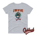 Cargar imagen en el visor de la galería, Womens Traditional Skinhead A Way Of Life T-Shirt - Mr Duck Plunkett Sport Grey / S
