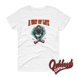 Cargar imagen en el visor de la galería, Womens Traditional Skinhead A Way Of Life T-Shirt - Mr Duck Plunkett White / S
