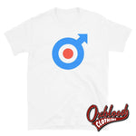 Cargar imagen en el visor de la galería, Mod Target T-Shirt - Retro Raf Roundel British Logo Mods Arrow White / S Shirts
